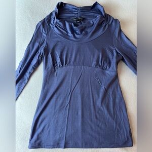 Purple/Bluish Cowl Neck Top